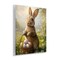 Stupell Industries Bunny with Easter Basket Wall Plaque Design by Franklyn Gregory